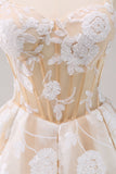 Light Blue A Line Corset Homecoming Dress with Sequins