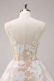 Light Blue A Line Corset Homecoming Dress with Sequins