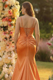 Sparkly Corset Fuchsia Mermaid Plus Size Prom Dress
