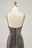 Bodycon Beaded Black Homecoming Dress