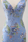 Floral Bodycon Sequin Pink Homecoming Dress with Lace-up Back