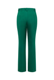Dark Green Paek Lapel 2-Piece Women Suits With Flare Sleeves