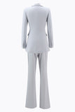 Silver Peak Lapel Double Breasted 2-Piece Women Suits