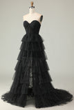 Light Green Sweetheart Corset A-Line Prom Dress With Ruffles