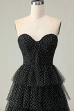 Light Green Sweetheart Corset A-Line Prom Dress With Ruffles