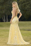 Sparkly Black Floral Mermaid Corset Maxi Prom Dress