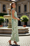 Strapless Sheath Black White Polka Dot Wedding Guest Dress With Streamer