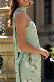 Strapless Sheath Black White Polka Dot Wedding Guest Dress With Streamer