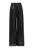 Sparkly Black Red 2 Piece Notched Lapel Women Prom Suits