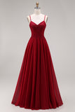 2 Piece Burgundy A Line Appliqued Beaded Mother of the Bride Dress