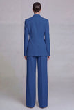 Yellow Notched Lapel 2 Piece Single Buckle Women Suits