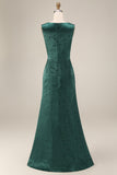 Jacquard Blush Mermaid Sleeveless Mother of the Bride Dress