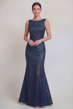 Jacquard Blush Mermaid Sleeveless Mother of the Bride Dress