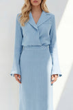 Notched Lapel Yellow 2 Piece A Line Women's Linen Suits