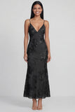 Mermaid Sequin Appliqued Sage Green Wedding Guest Dress