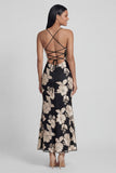 Mermaid Sequin Appliqued Sage Green Wedding Guest Dress