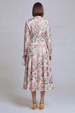 Ivory Yellow Flower Peak Lapel 2-Piece Women Suits