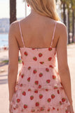 Spaghetti Straps White A Line Tiered Homecoming Dress