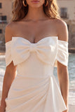 Off The Shoulder Bodycon Corset Little White Dress