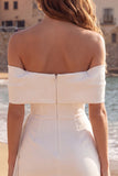 Off The Shoulder Bodycon Corset Little White Dress