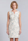 Bodycon Light Blue Floral Mini Work Dress
