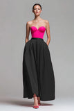 Sweetheart A-Line Corset Red and Fuchsia Formal Dress
