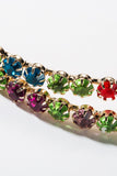 Colorful Beaded Hoop Earring