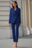 Slim Fit 2-Piece Ivory Business Suit