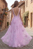 Yellow A Line Square Neck Prom Dress with Pearls