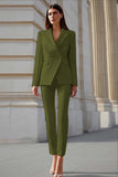 Slim Fit 2-Piece Ivory Business Suit